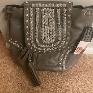 NWT metallic gray color Sharif 1927